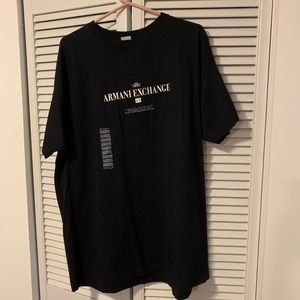 NWT Armani Exchange Black T-Shirt